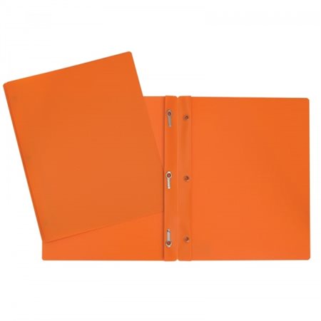 Duo tangs plastifiés (orange)