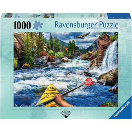 Casse-tête Kayak en eau vive, Ravensburger, 1000 pièces