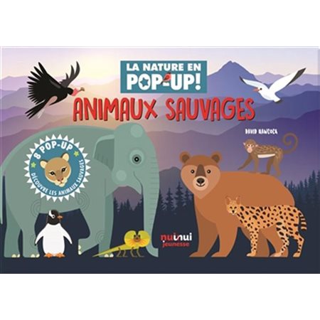 Animaux sauvages - 8 pop-up