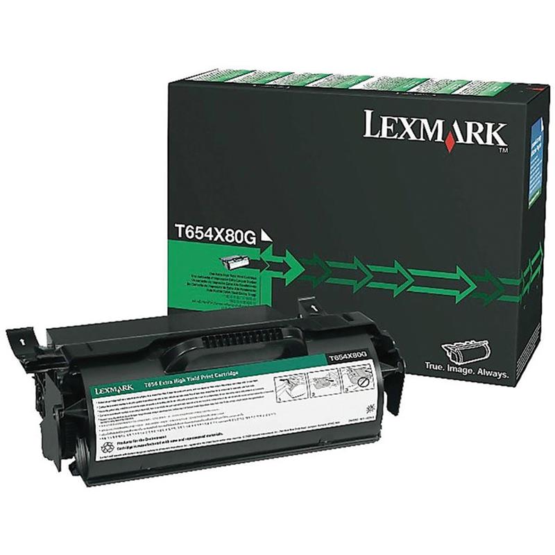 Image Cartouche de toner à très haut rendement T654X80G