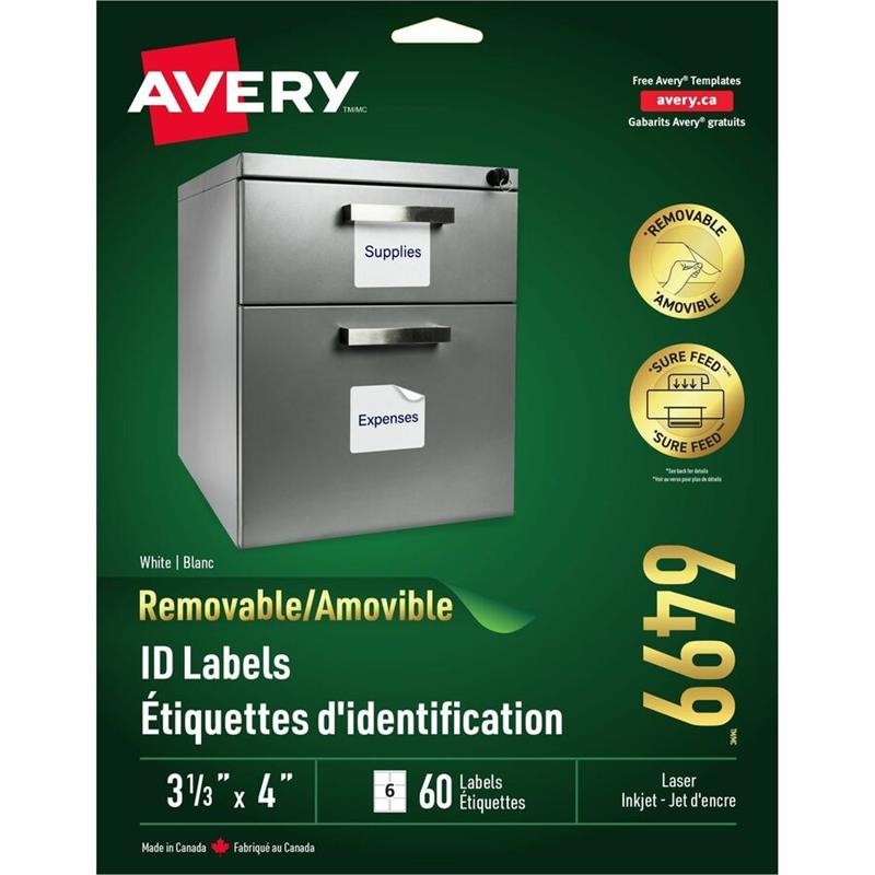 Image Étiquettes d'identification amovibles
