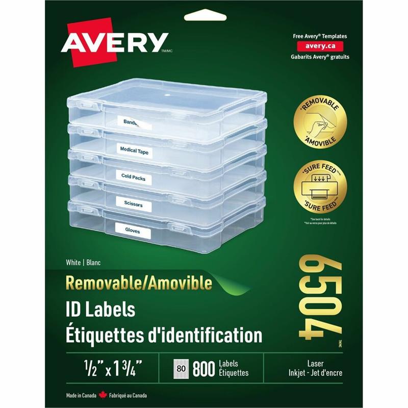Image Étiquettes d'identification amovibles