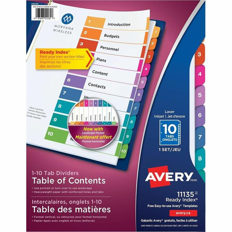 Image Intercalaires Ready Index®