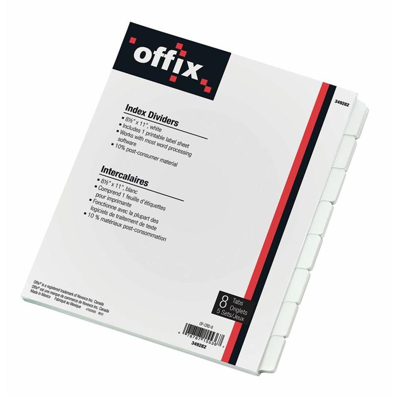 Image Intercalaires blancs Offix®