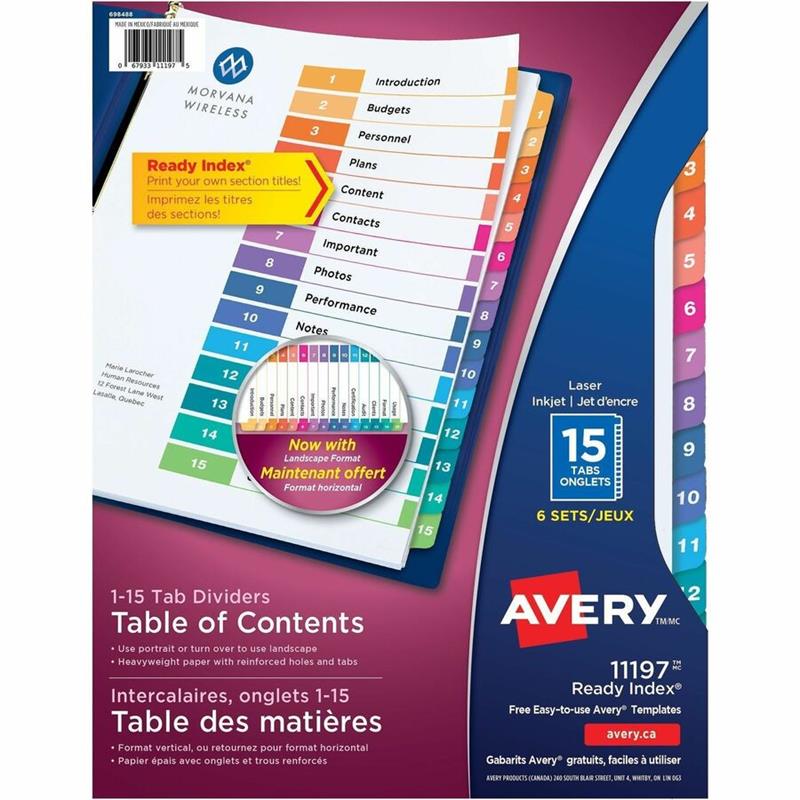 Image Intercalaires Ready Index®