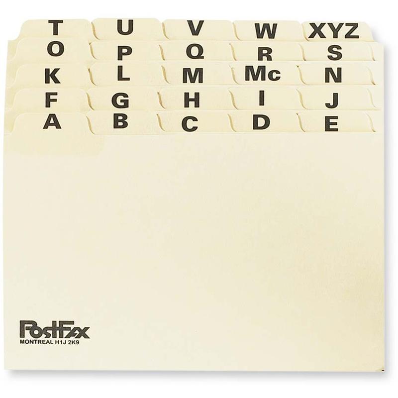 Image Jeu d'index A-Z