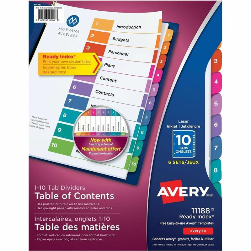 Image Intercalaires Ready Index®