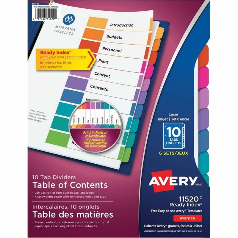 Image Intercalaires Ready Index®