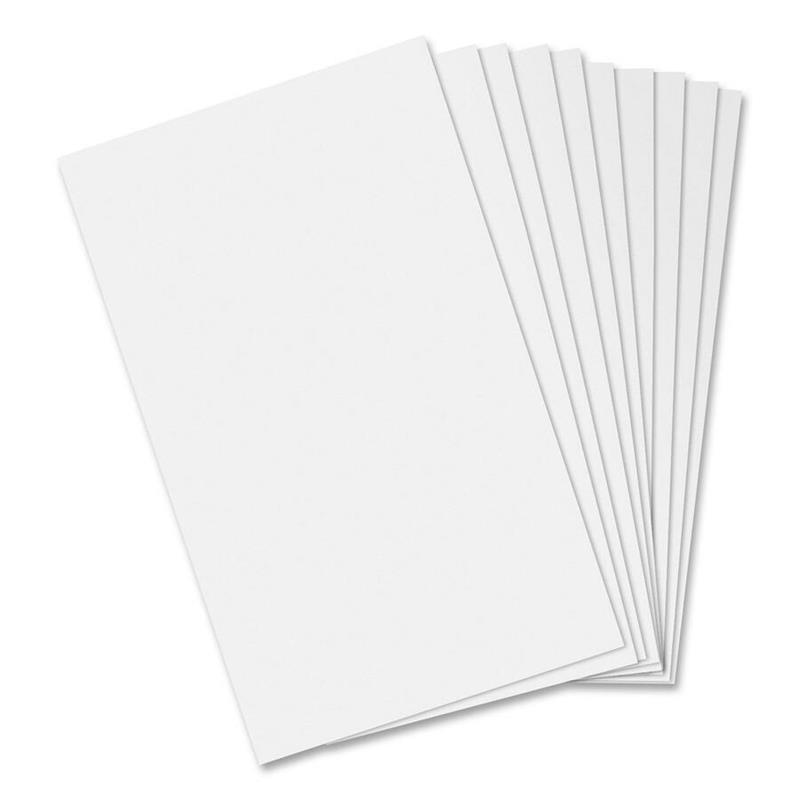 Image Bloc de papier blanc uni