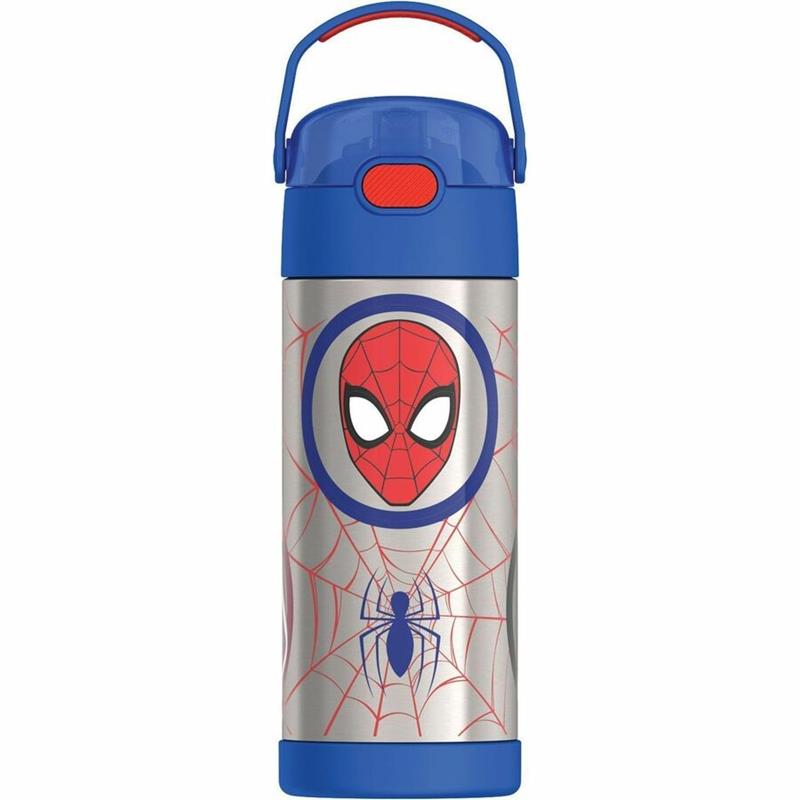 Image Bouteille d'eau FUNtainer® avec paille Thermos