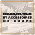 Ciseaux, couteaux et accessoires de coupe