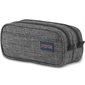 Dual Zippered pencil Case poly gray