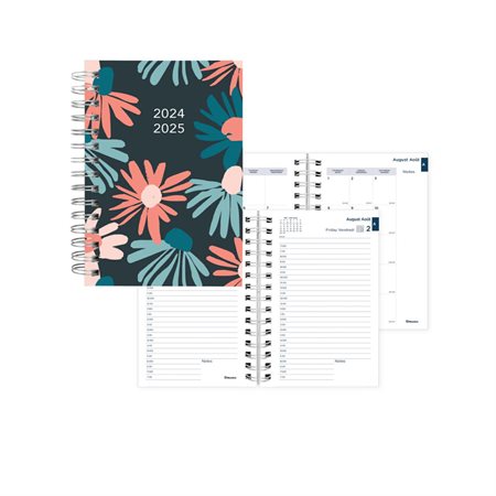 Academic Daily / Monthly 12-month planner (2022-2023) blue