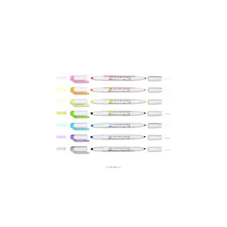 Surligneur Mildliner double pointe ast.
