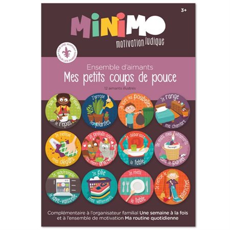 Mes petits coups de pouce Minimo (12 aimants)