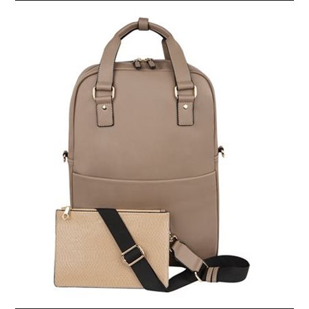 SAC À DOS ORDINATEUR TAUPE