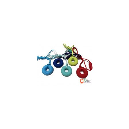 COLLIER MACHOUILLE PETITE ANNEAU COULEUR ASSORTIES