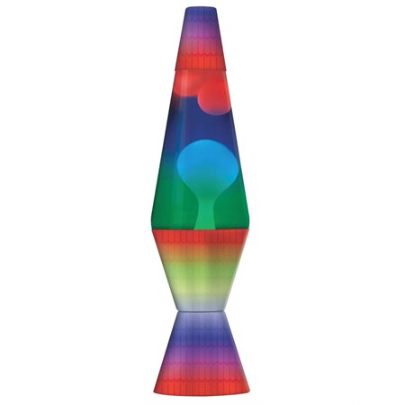 LAMPE LAVA RAINBOW 27 CM