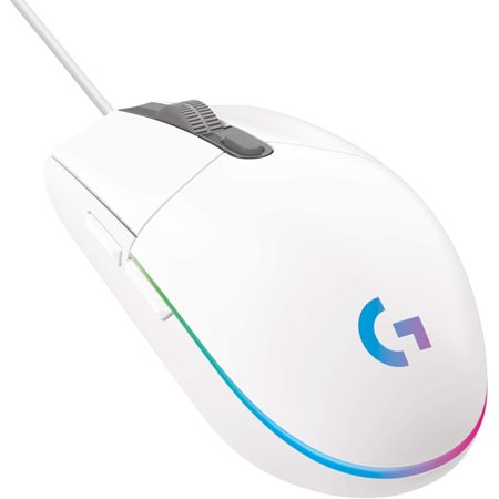 LOGIT. G203 LIGHTSYNC GAMNIG MOUSE WH