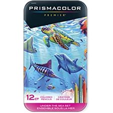 Crayons de couleur Premier® "Sous la mer " Paquet de 12