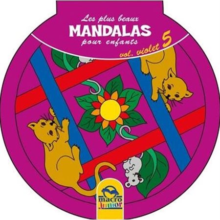 Mandalas pour enfants (mauve)
