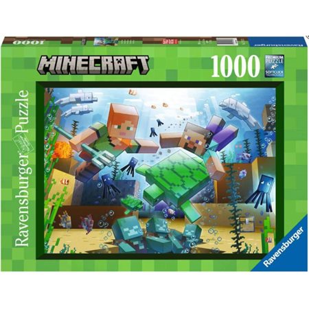 Casse-tête Minecraft Mosaïque (1000 mcx) Ravensburger