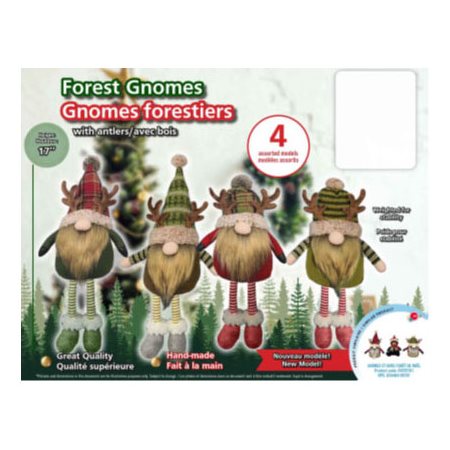 gnomes forestiers avec bois