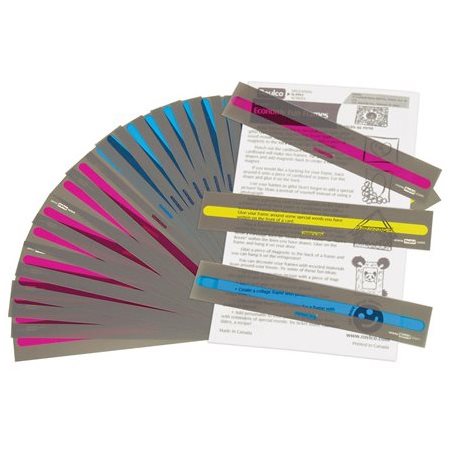 Règle de lecture surligneur bleu, jaune ou rose Paquet de 30
