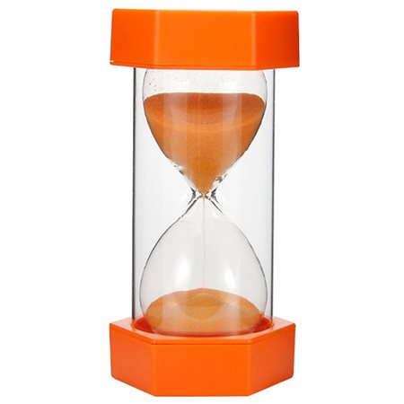 Sablier 10 minutes orange