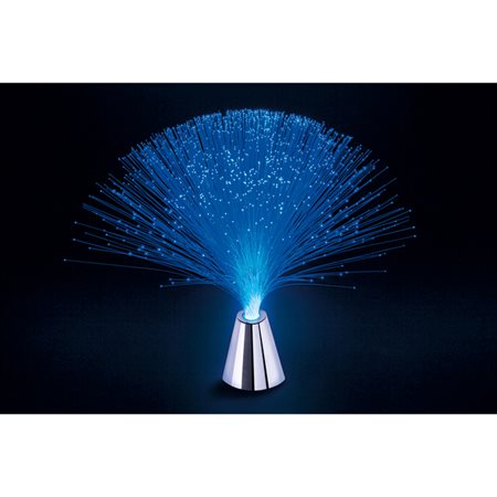 lampe de fibres optiques bleues