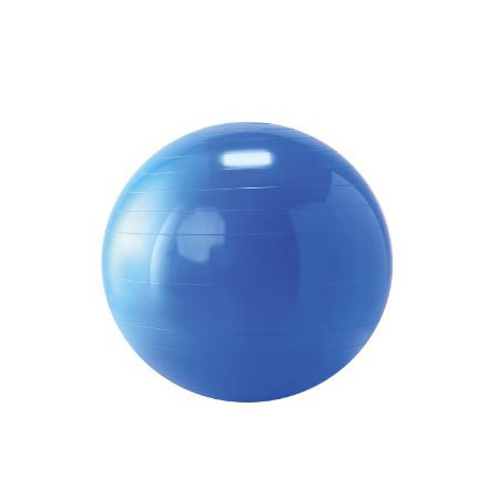 BALLON GYMNIC CLASSIQUE+ BLEU 65CM AVEC POMPE