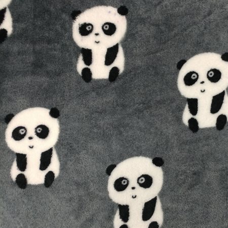 Doudou de sièste Pandas (gris)