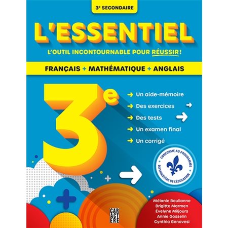 L'essentiel - 3e secondaire