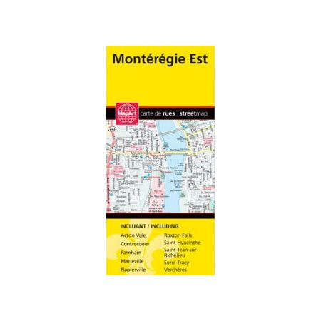 CARTE MONTÉRÉGIE EST