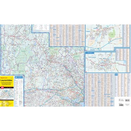 CARTE ROUTIERE CORRIDOR  LAURENTIDES